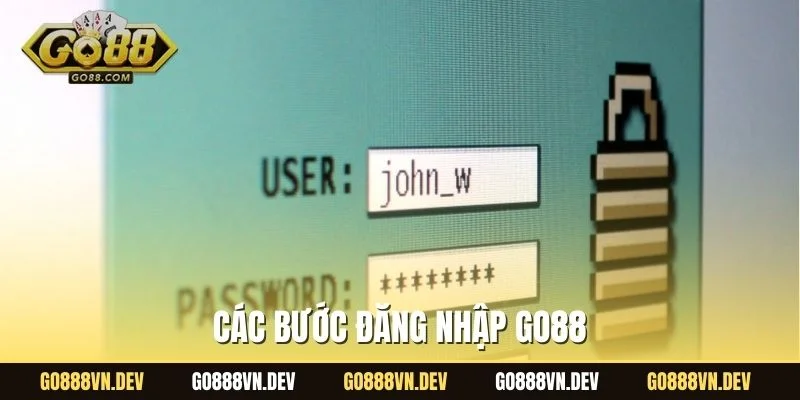 Các bước đăng nhập Go88